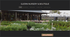 Desktop Screenshot of guerinnursery.com